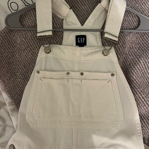 GAP Off-White Overalls with Front Pocket